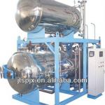 diameter 1000mm stainless steel double layer full-automatic water immersion steam heating retort machine-