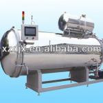 Automatic lateral jet high temperature and high pressure sterilizing pot