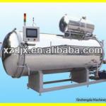 horizontal autoclave sterilizer for packed food