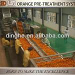 Concentrated orange juice processing line