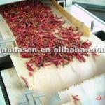 whole red chilli dryer microwqave dryer with CE certificate