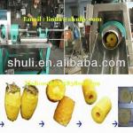 Pineapple peeler corer slicer/pineapple processing machine / hot selling best pineapple machine 0086-15838061759-