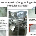 Juice extractor of coconut machine