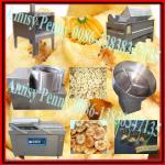 semi-automatic 100kg/h fried plantain chips machine/plantain banana chips processing line
