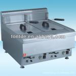 [Tontile] Double Tank Stainless steel Counter Top Gas Fryer JUS-TRC-2-