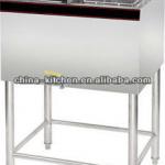 Hot sale standing style Electric Fryer 1-Tank 2-Basket fish and chips fryers