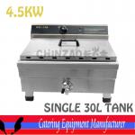 New Commercial Electric Fryer Single Tank 30Liters-