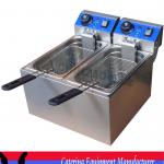 Food Machinery Double Electric Fryer (DZL-082B)