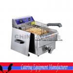Counter Top Electric Fryer With Oil Valve DZL-17V