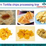 Automatic corn doritos making machine /tortilla chip snack production line /machine-