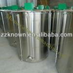 304 stainless steel 4 frames manual honey extractor with stainless steel honey gate