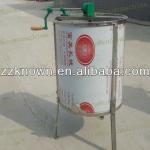 304 stainless steel 4 frame manual honey extractor with stand-