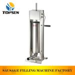 High quality 7L restaurant sausage filling and clipping machine machine