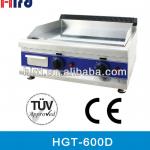 Gas griddle with mirror surface CE approved