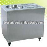 BQF112C Rolling Fried Ice Cream Machine with cold tank