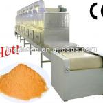 Industrial conveyor belt type microwave turmeric powder dryer and sterilizer