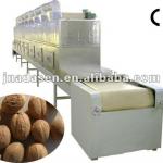 tunnel continuous conveyor belt type industrial microwave dryer and sterilizer for nutmeg