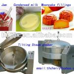 Steam cooker with mixer