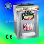 3 flavors table top soft ice cream machine