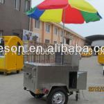 2013 Mobile Stainless Steel Hot Dog Cart For Sale YS-HD100
