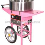 CE certificated commercial Cotton Candy Floss Maker with Cart and bubble cover-