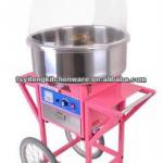 Cotton Candy Machine With Cart And Plastic Bubble