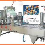 Automatic cup jelly juice filling and sealing machine