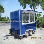 JX-FS300 2013 Newstyle!!!Fibreglass Stainless steel Food Van Food cart-