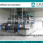thin and long artificial rice making machine-