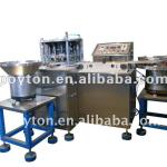 Fully auto PE cap and ruuber machine for vacuum blood collection tube--Double channel