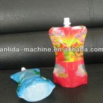 New type standing pouch with cap filling packing machine