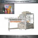 JFX-A series automatic stand up spout pouch filling and capping machine
