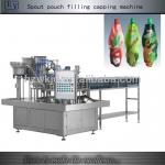 JFX-A series automatic juice spout pouch filling capping machine