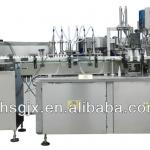 Spray washing filling stoppering capping and labeling production line