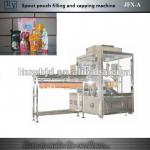 JFX-A series automatic preformed spout pouch filling capping machine