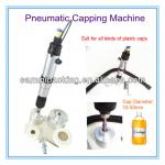 Portable capping machine,pneumatic screw caping machine for all plasic cap 10-300mm/30-90mm