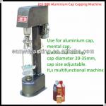 Semi-Automatic JGS-980 Ropp capping machine for aluminium caps,locking machine