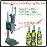 100% Warranty Vertical Beer Bottle Capping Machine.-
