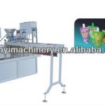 100ml mango juice standup pouch filling and capping machine