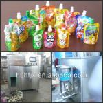fruit punch Milk Shake filling capping machine for plastic doypack spout pouch packaging machine