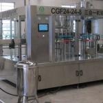Bottled water processing machinery for filling and packing line
