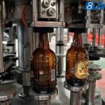 Automatic 3-in-1 glass beer bottle filling machine