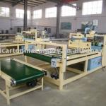 high speed automatic corrugated paper box folding and gluing machine