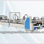 automatic corrugated carton box folding gluer machine
