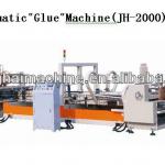 automatic high speed gluer carton machine