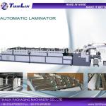 Semi-automatic corrugated cardboard laminating machine