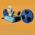 taping machine on embossed tape semi automatic for electrical parts