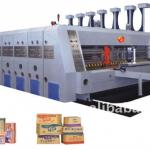 High speed automatic printing slotting and die cutting production line