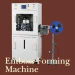 Embossed carrier tape machine, embossed carrier tape forming machine