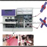 2012 Newly designed!Full automatic soft handle sealing machine,one time handle bag forming machine, handle bag making machine